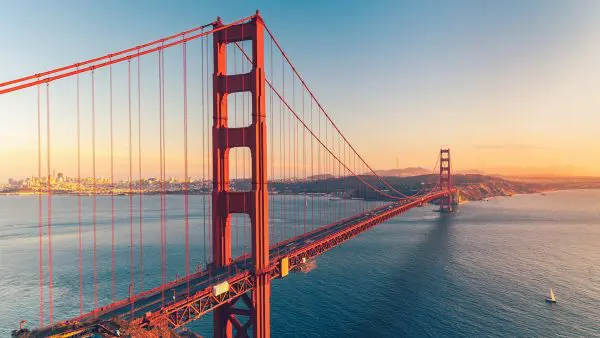 Golden Bridge in San Francisco, USA