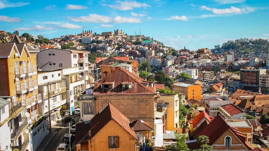 Über den Dächern von Antananarivo, Madagaskar