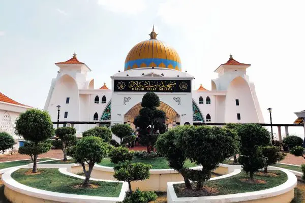 (7.) Foto-Impressionen zu: Melaka Straits Mosque, Melaka, Malaysia