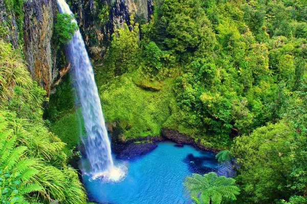 (7.) Foto-Impressionen zu: Bridal Veil Wasserfall, Neuseeland