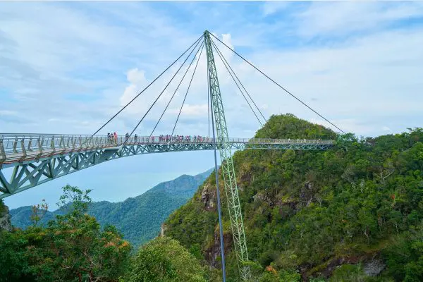(9.) Foto-Impressionen zu: Seilbrücke, Malaysia