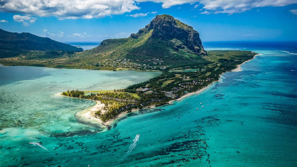 Mauritius Insel, Vogelperspektive