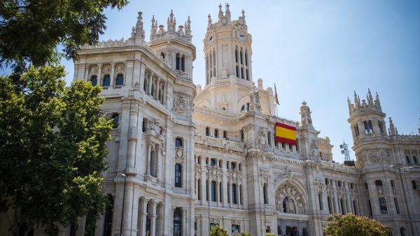 Palacio de Cibeles, Madrid, Spanien