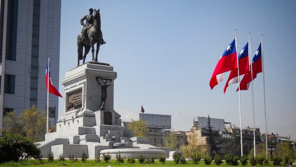 Baquedano Statue in Santiago de Chile, Chile