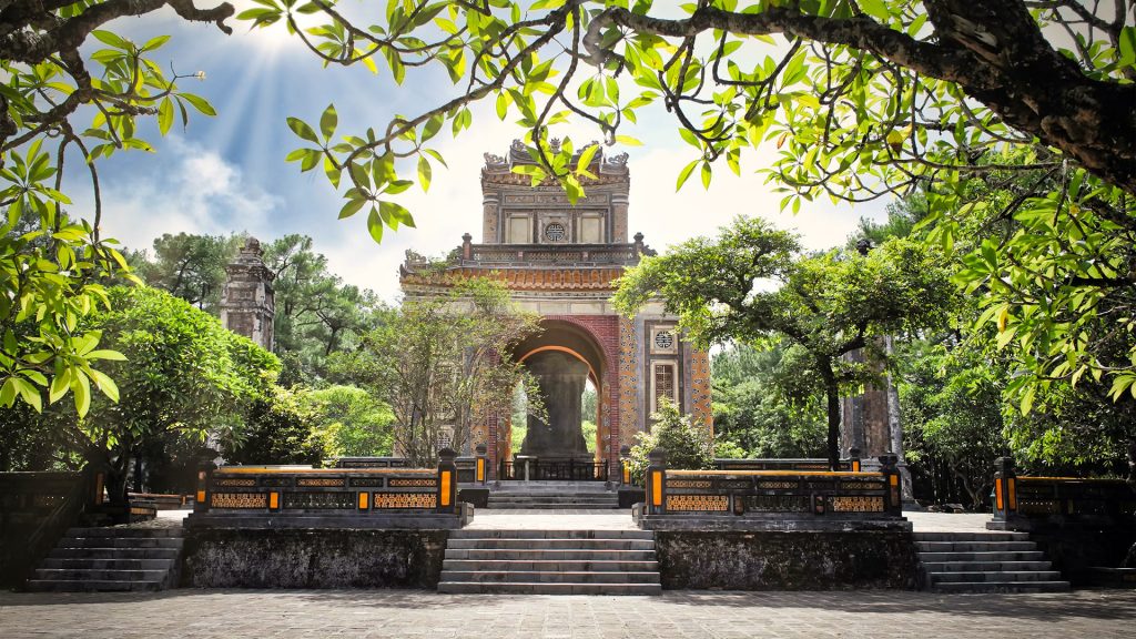 Mausoleum von König Tu Doc, Hue, Vietnam