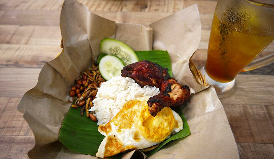 Nasi Lemak, malaysische Küche, Malaysia Nasi Lemak, malaysische Küche, Malaysia