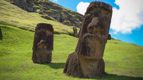 Statuen auf Osterinsel, Chile