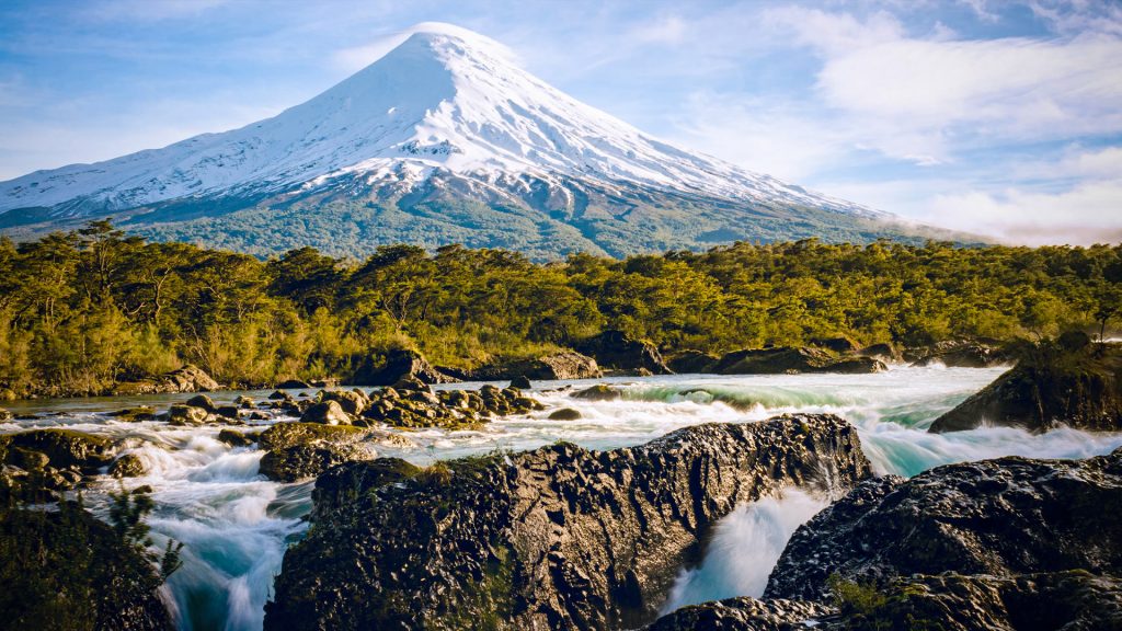 Petrohué Wasserfälle, Puerto Varas, Chile