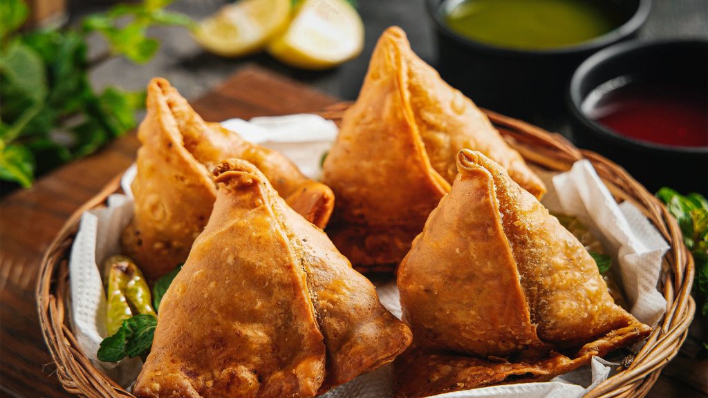 Samosas, mauritische Küche, Mauritius