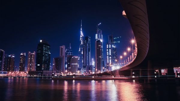 Dubai nachts, Vereinigte Arabische Emirate