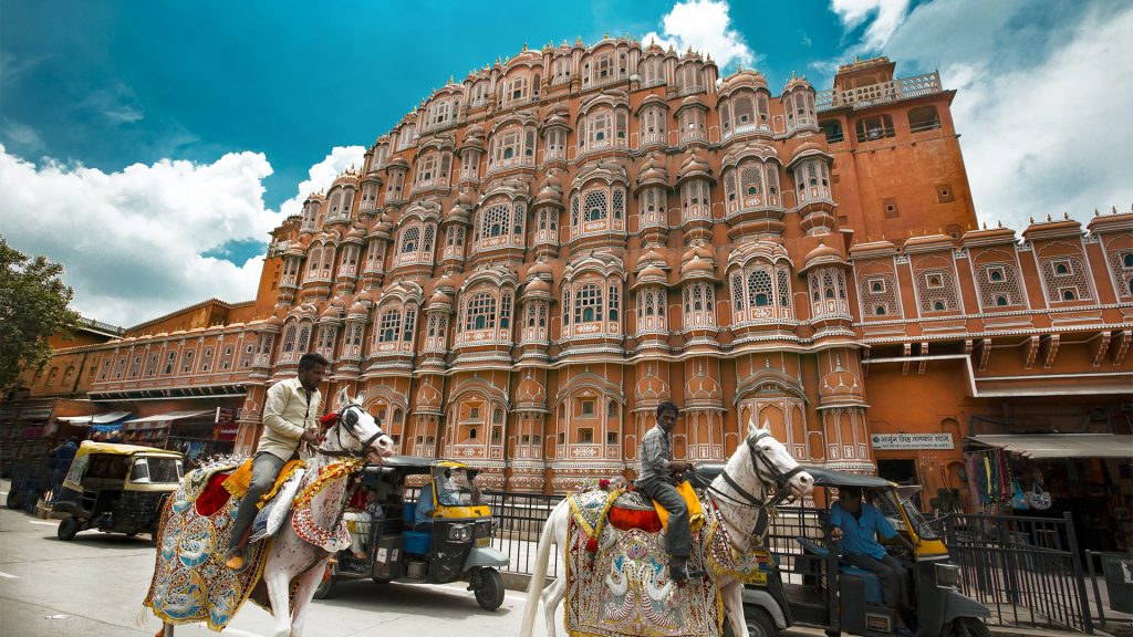 Hawa Mahal Road, Jaipur, Indien