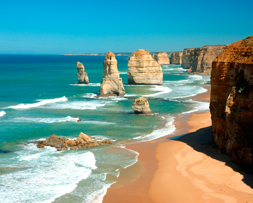 Abu Dhabi, Sydney mit Blue Mountains & Melbourne Hintergrundbild Abu Dhabi, Sydney mit Blue Mountains & Melbourne Hintergrundbild