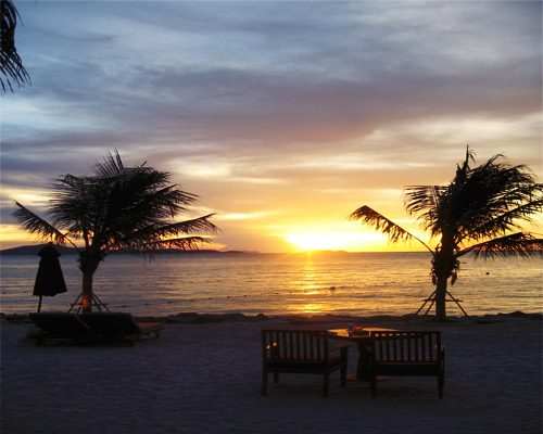 Strandurlaub in Pattaya Hintergrundbild