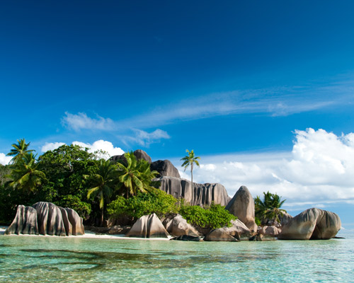 Badeurlaub auf den Seychellen: La Digue Hintergrundbild Badeurlaub auf den Seychellen: La Digue Hintergrundbild
