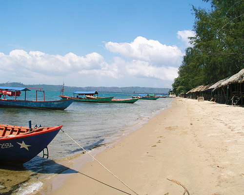 Phnom Penh & Baden in Kambodscha (Sihanoukville) Hintergrundbild