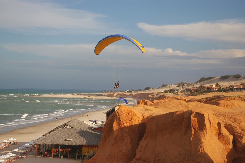 Strandurlaub in Canoa Quebrada Hintergrundbild Strandurlaub in Canoa Quebrada Hintergrundbild