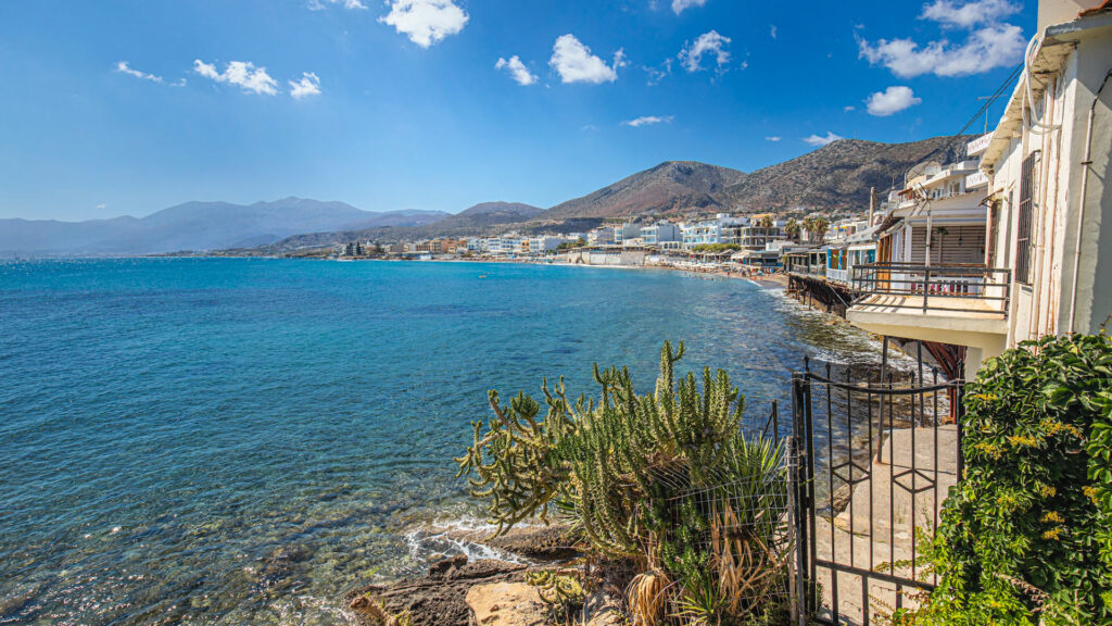 Ausblick auf die Küste von Kreta, Griechenland