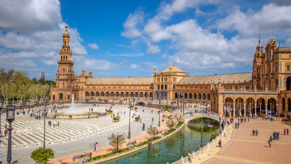 Plaza de España, Sevilla, Spanien