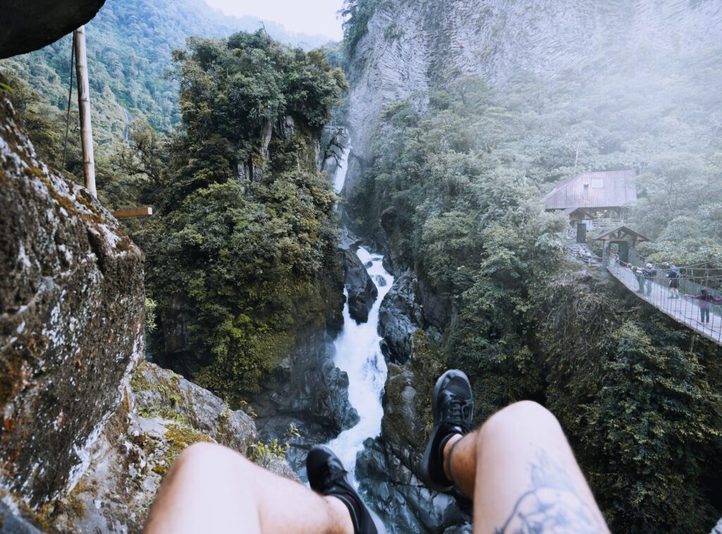 Pailon del Diablo Wasserfall, Baños, Ecuador