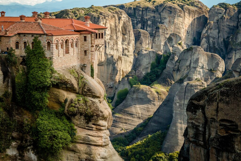 Kloster auf der Klippe, Meteora, Griechenland