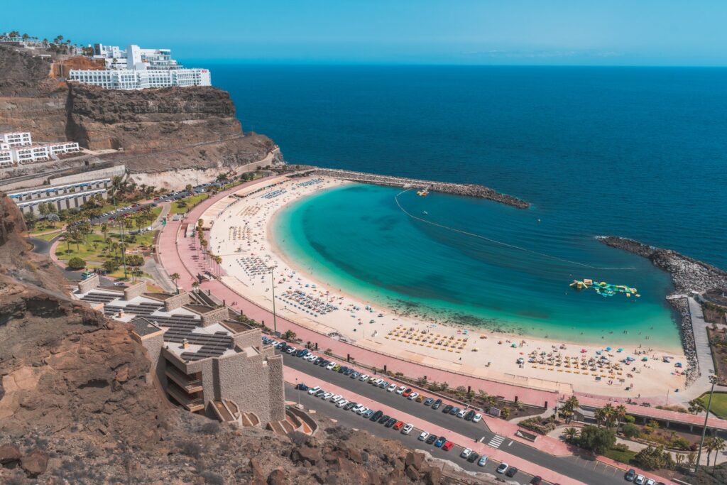 Strand bei Mogán, Gran Canaria, Spanien