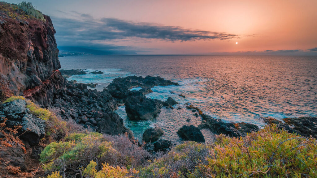 Sonneuntergang auf Teneriffa, Kanaren, Spanien