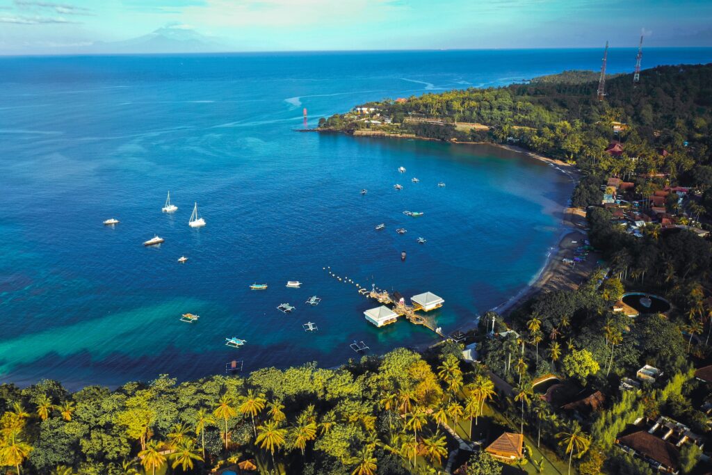 Senggigi Beach, West Lombok Regency, West Nusa Tenggara, Indonesien