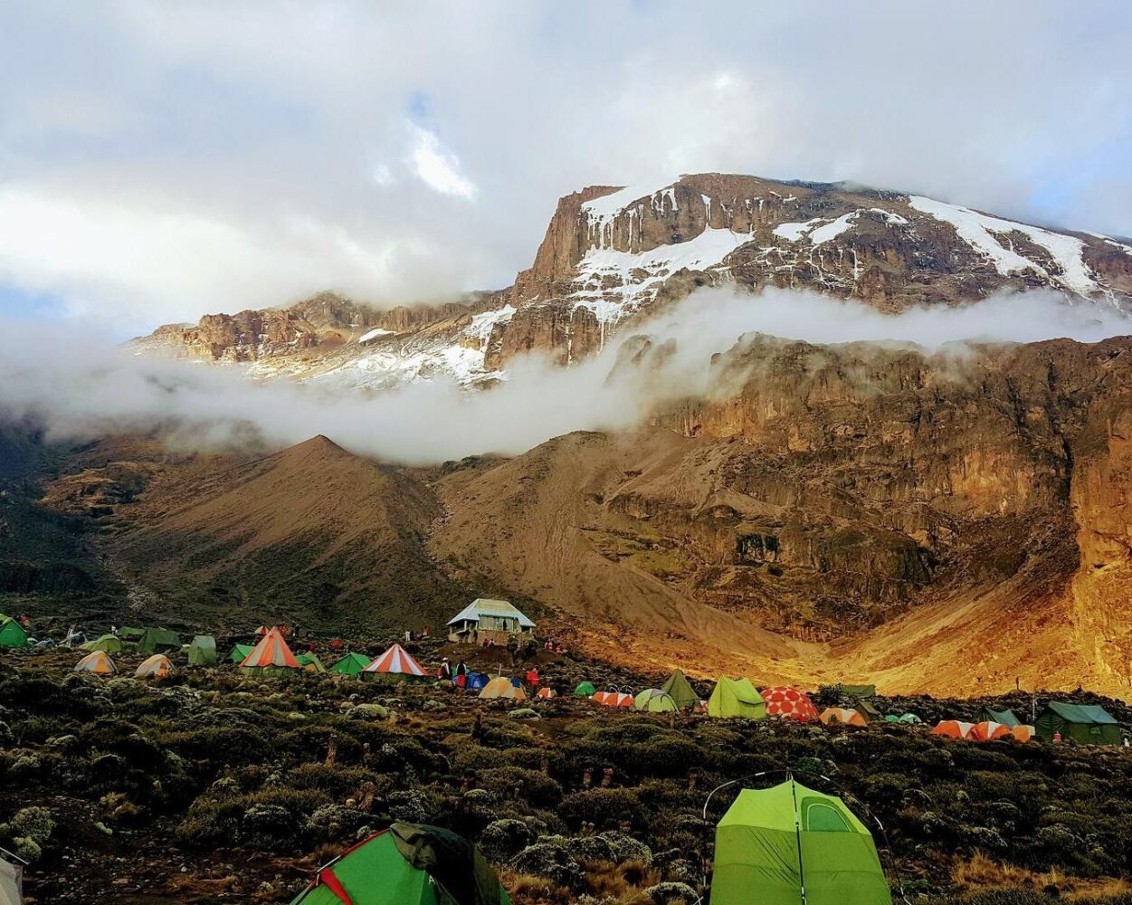 Gruppentour "Kilimanjaro Besteigung" Machame Route Hintergrundbild