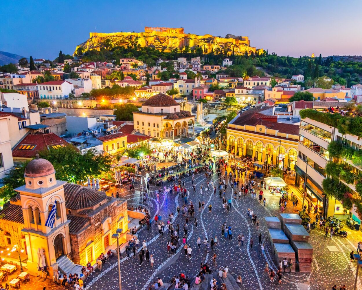Athen + Inselhopping Rhodos & Kreta Hintergrundbild