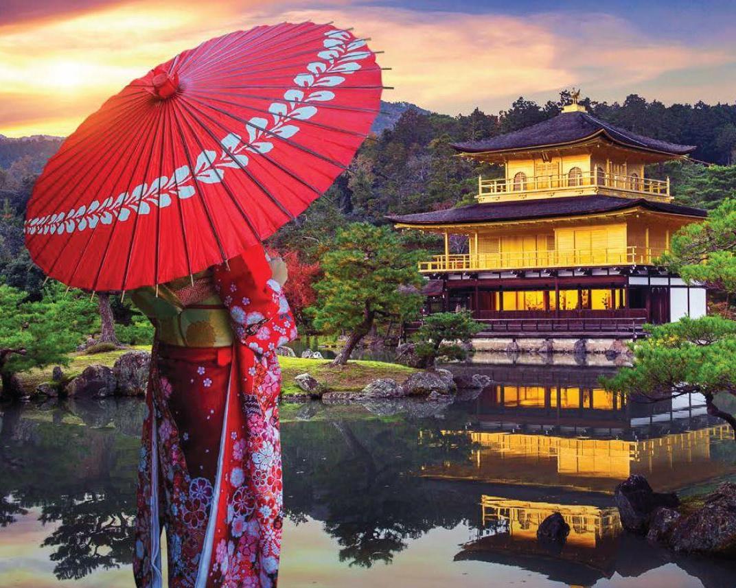 Prachtvolles Japan Rundreise Hintergrundbild