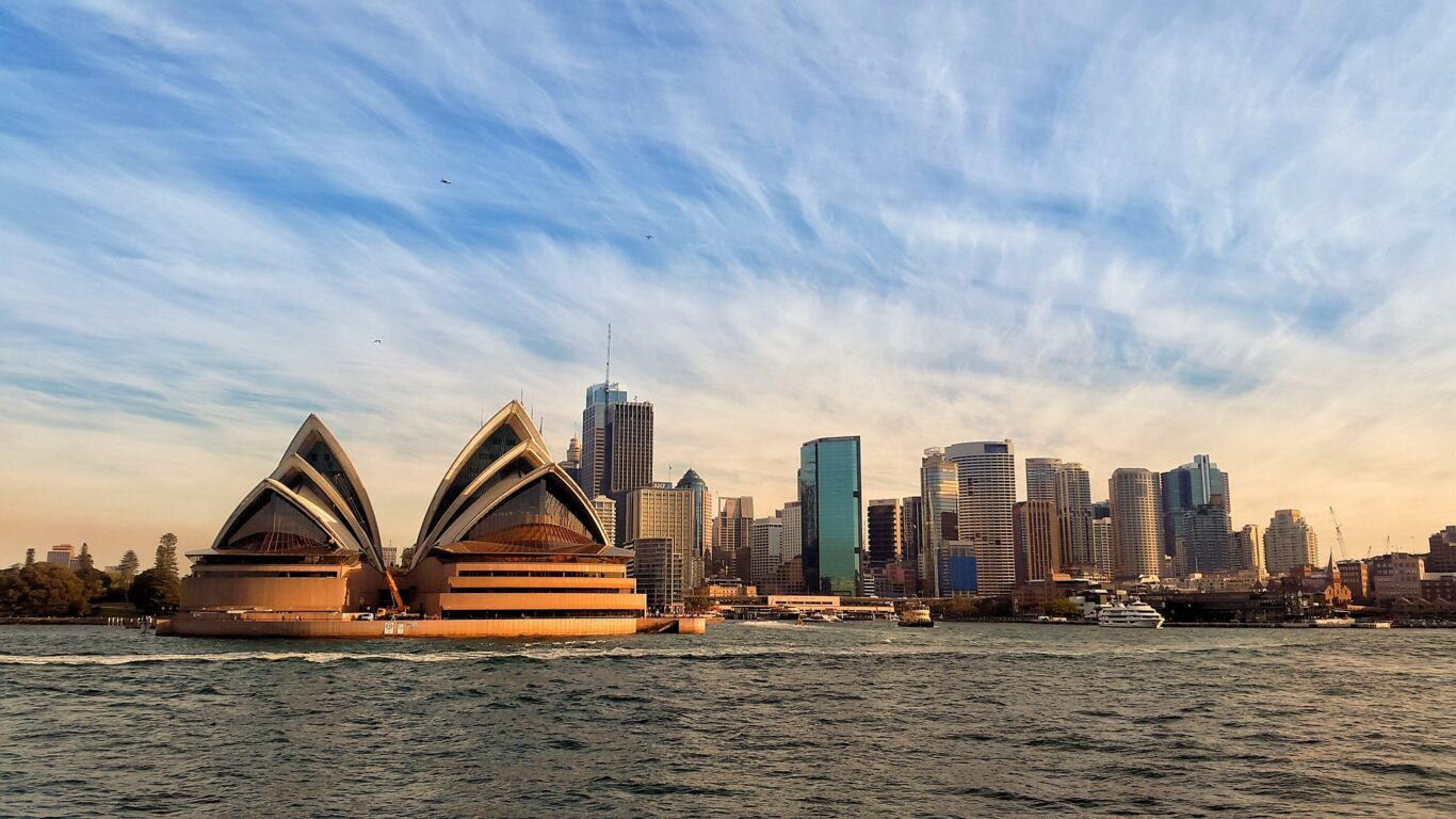 Rund um die Welt: Los Angeles, Honolulu, Sydney, Delhi Hintergrundbild Rund um die Welt: Los Angeles, Honolulu, Sydney, Delhi Hintergrundbild
