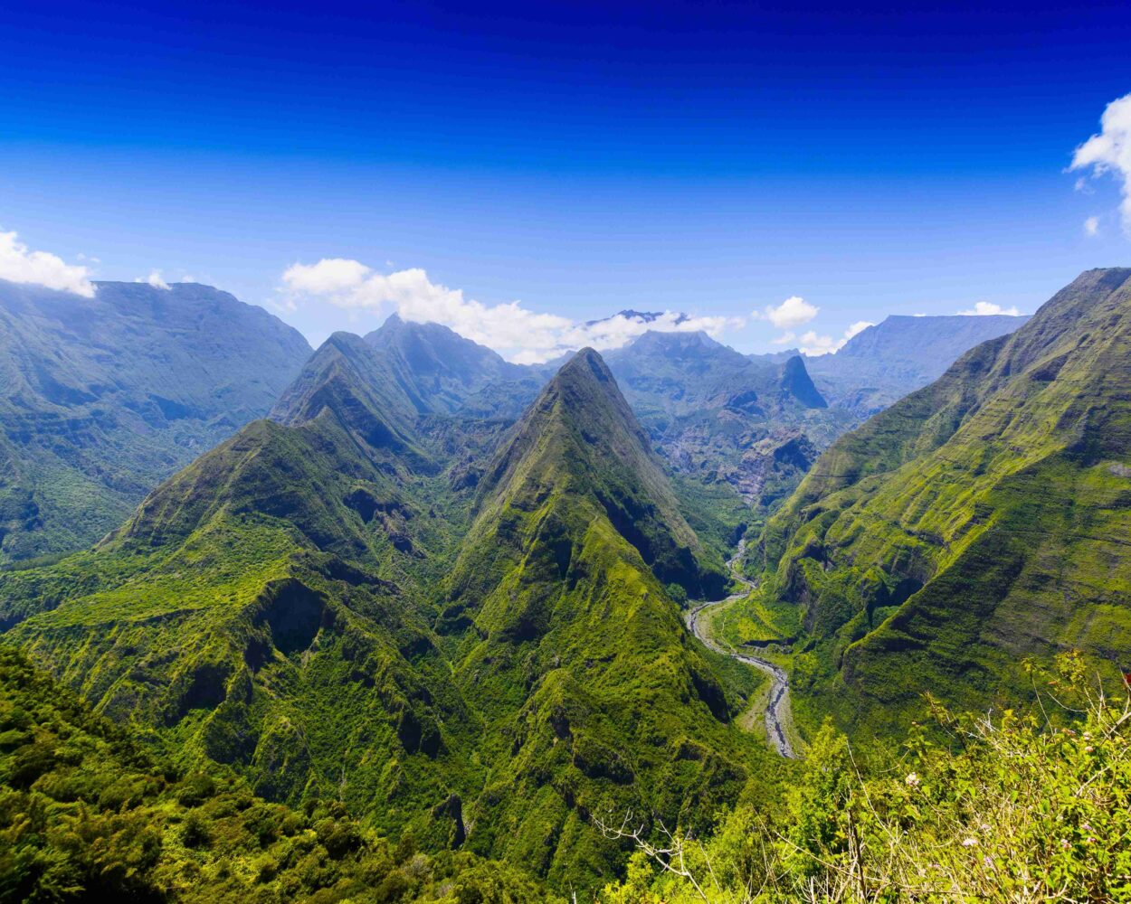 Wandern auf La Reunion & Baden auf Mauritius Hintergrundbild
